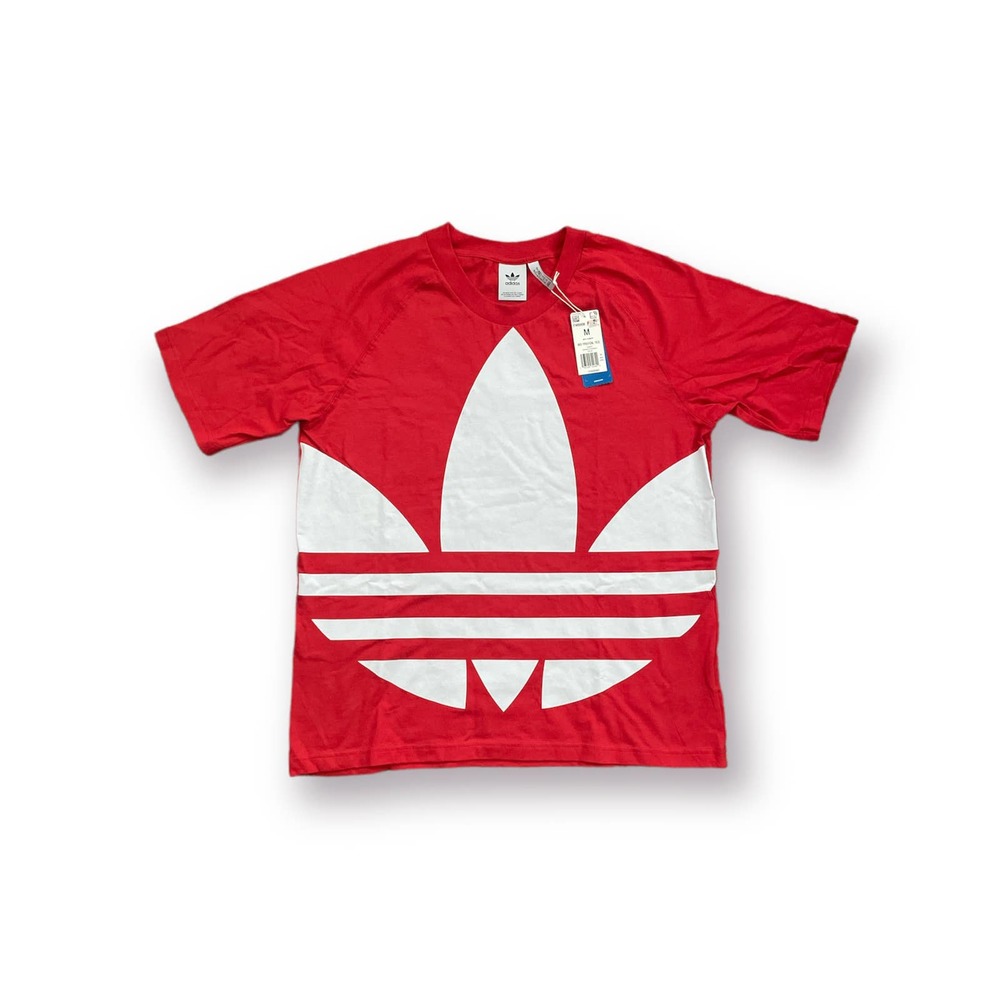 Men's Red Adidas Trefoil T-Shirt *NEW w/ Tags*